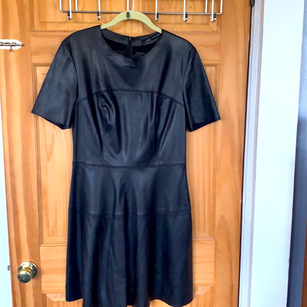 Ladies Faux Leather Zara Dress